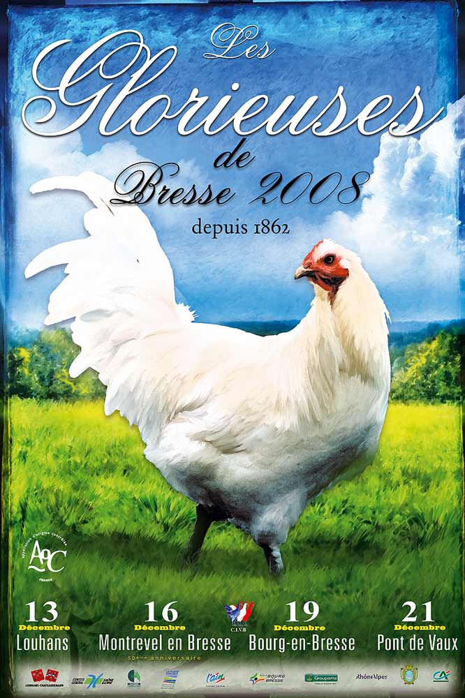 Affiche de l'édition 2008 des Glorieuses de Bresse