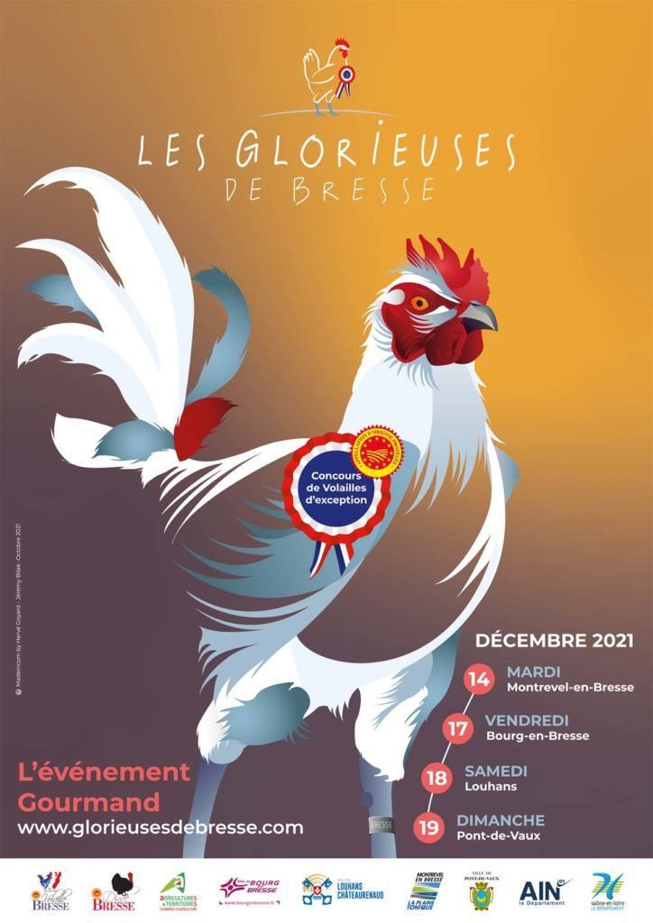 Affiche de l'édition 2021 des Glorieuses de Bresse